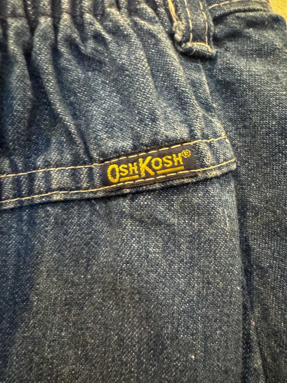 Classic Vintage Dark Blue Denim Skirt - Picture 3 of 5